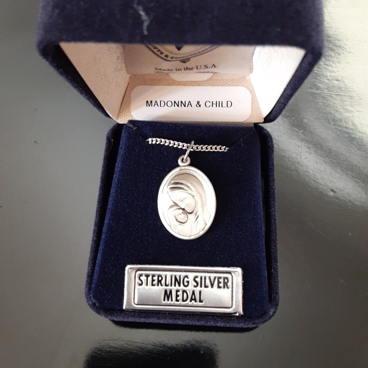 Sterling Silver Madonna & Child