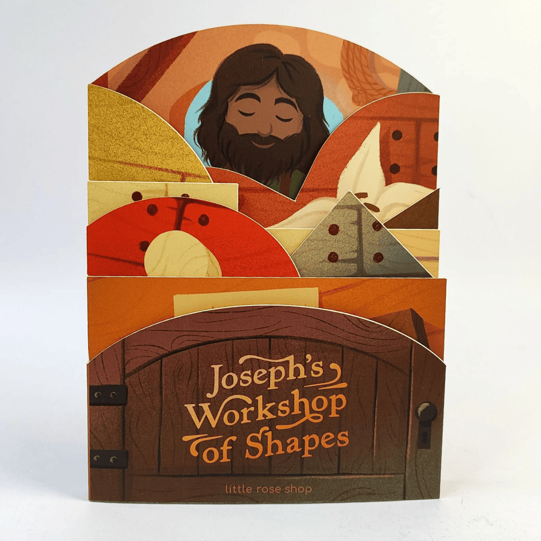 The Little Rose Shop - Joseph's Workshop of Shapes Board Book