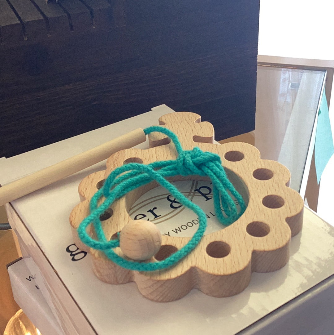 Wooden Lacing Rosary