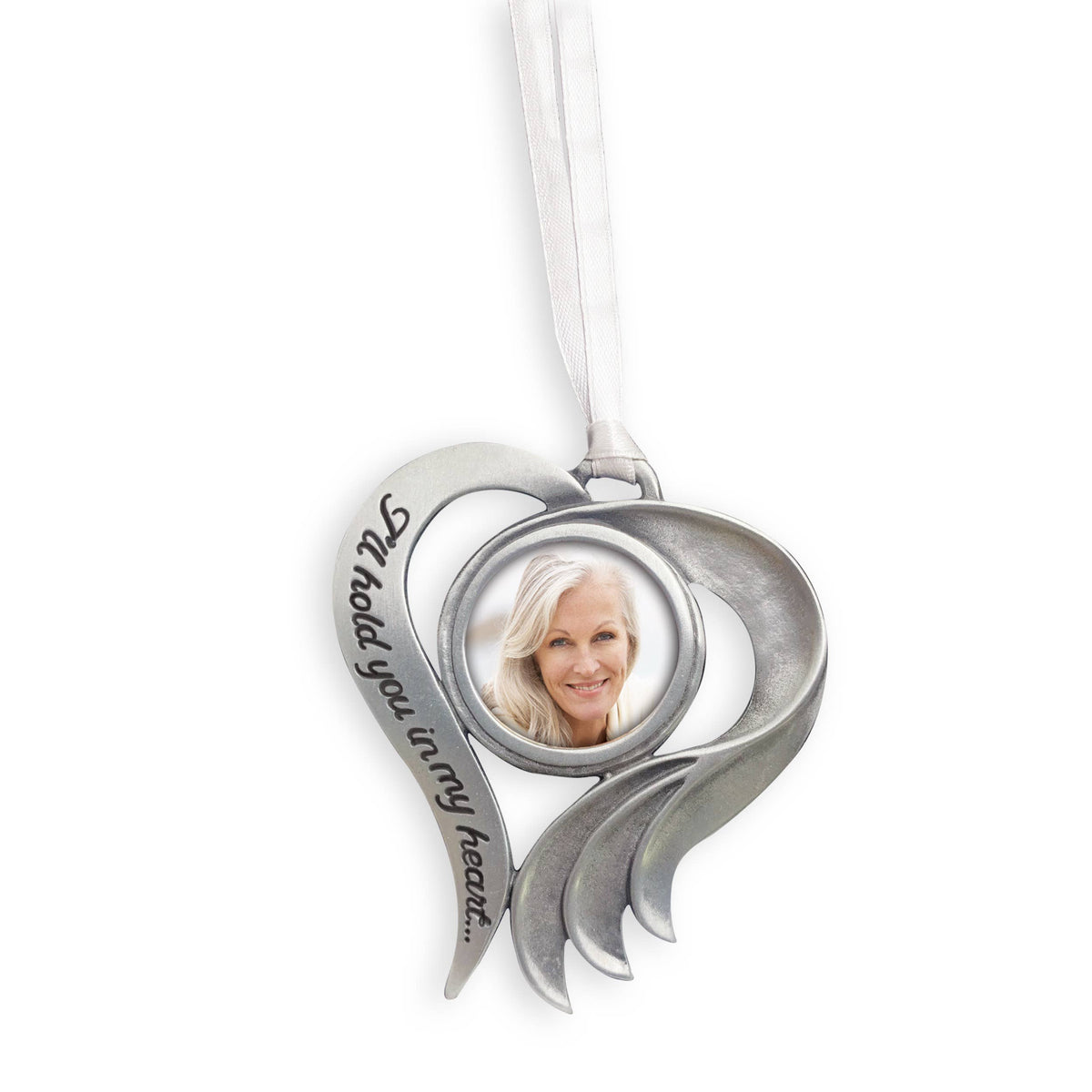 Hold You in My Heart Photo Memorial Ornament