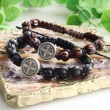 Carded St Benedict Rosary Bracelet