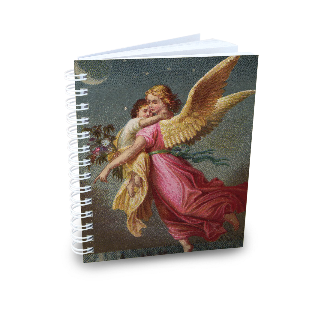 The Retro - a Full of Grace USA Company - Flying Angel Mini-Notebook