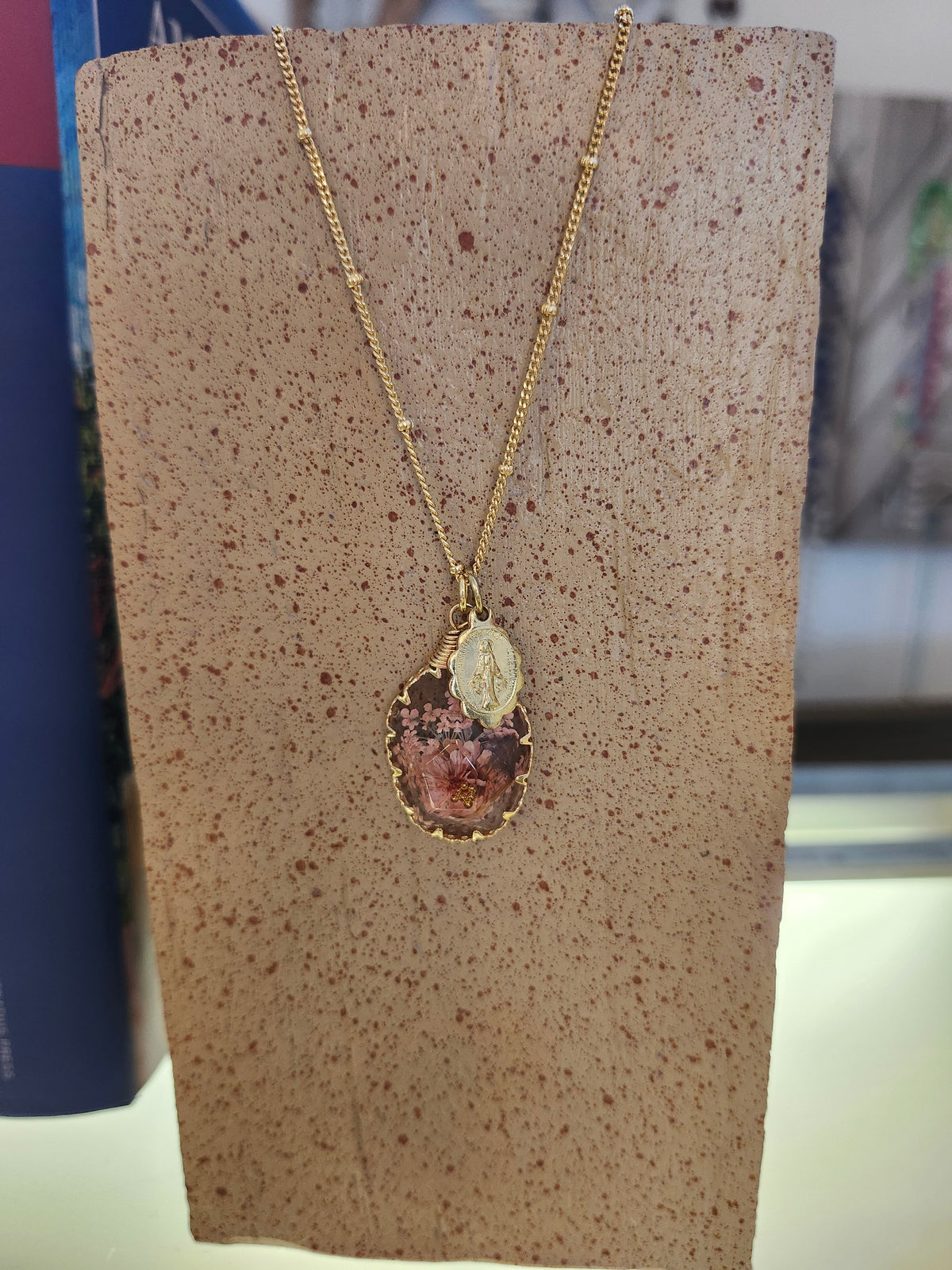 Dream Heart Necklace with Miraculous Medal