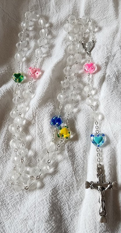 Heart/ flower Rosary