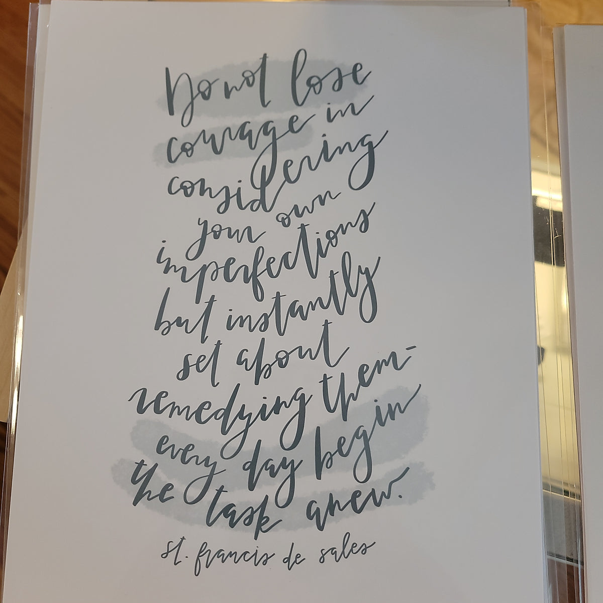 8x10 Saint Quotes