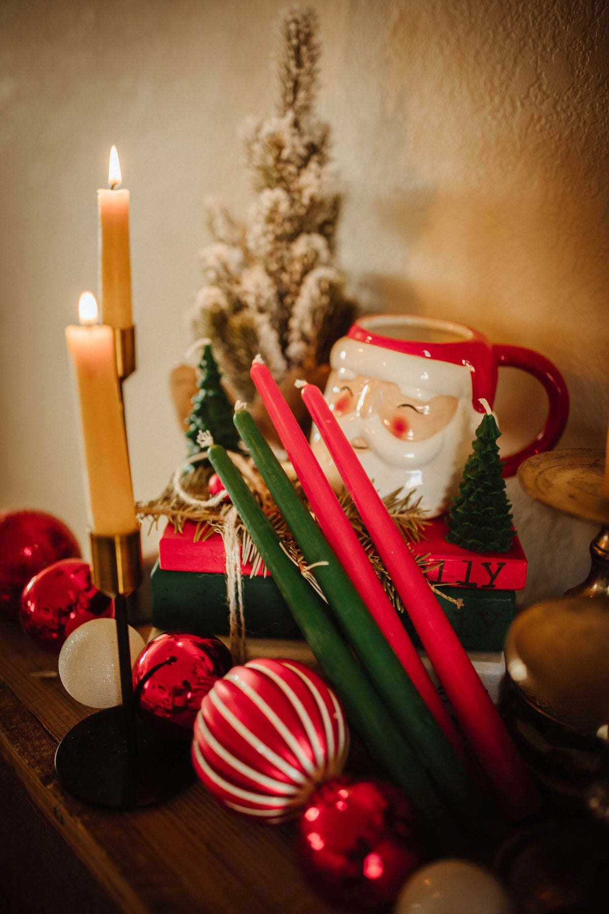 The Holton Homestead - Beeswax Taper Candle