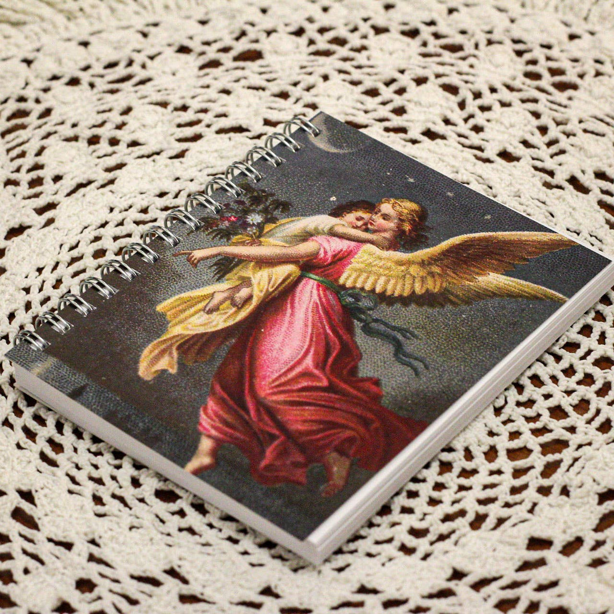 The Retro - a Full of Grace USA Company - Flying Angel Mini-Notebook