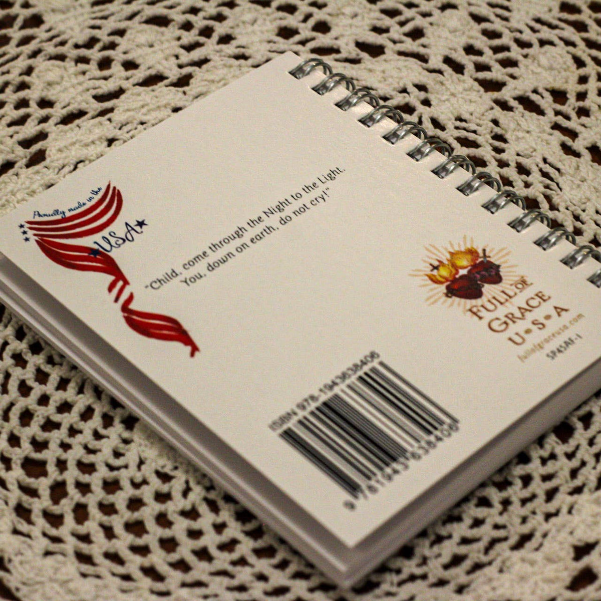 The Retro - a Full of Grace USA Company - Flying Angel Mini-Notebook