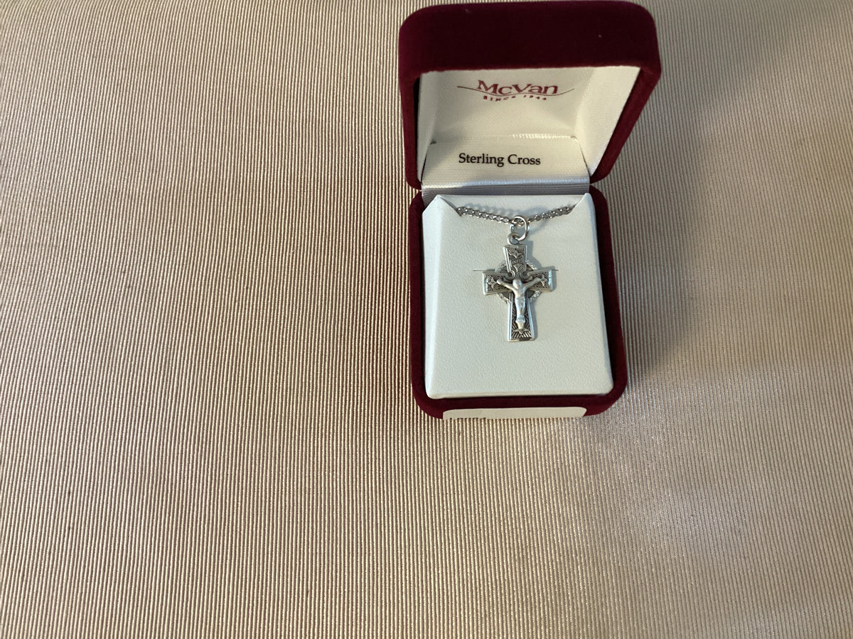 Small Celtic Cross - Sterling Silver