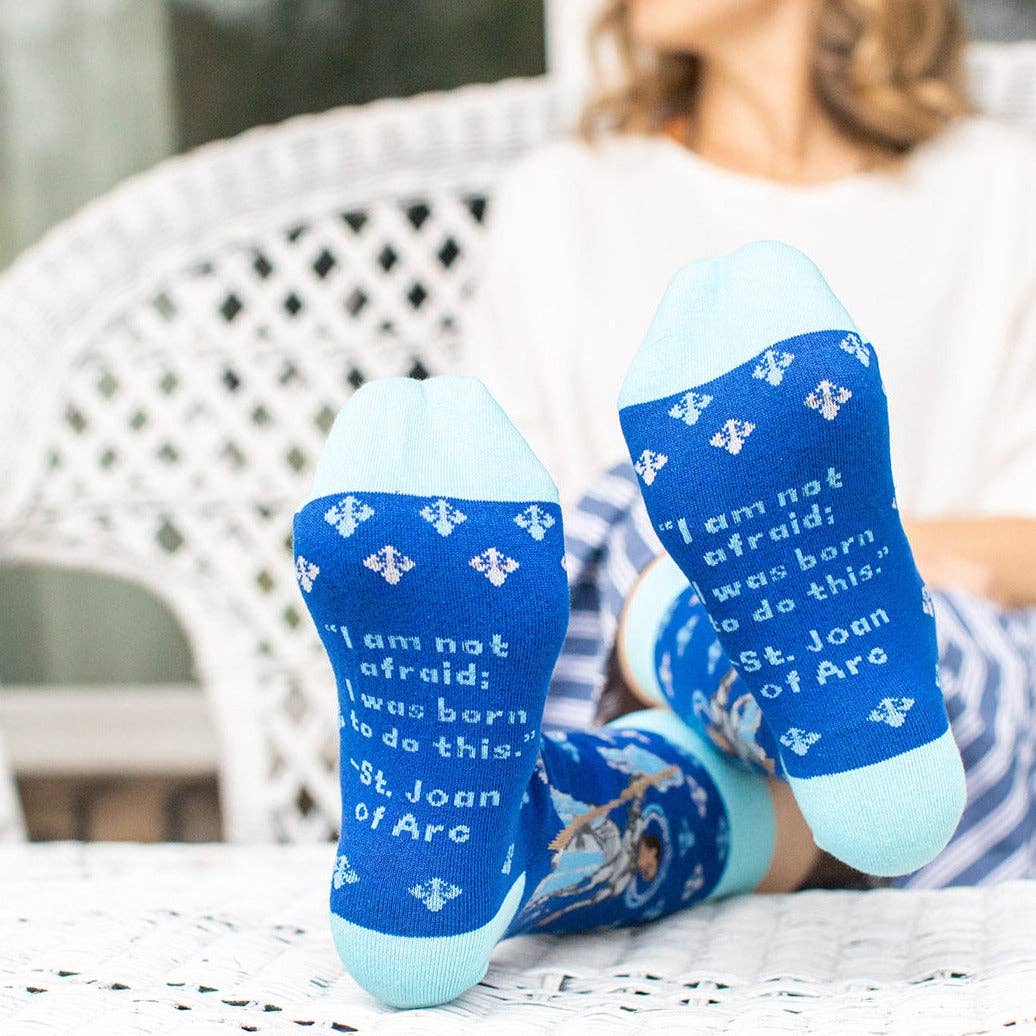 Sock Religious - St. Joan of Arc Adult Socks