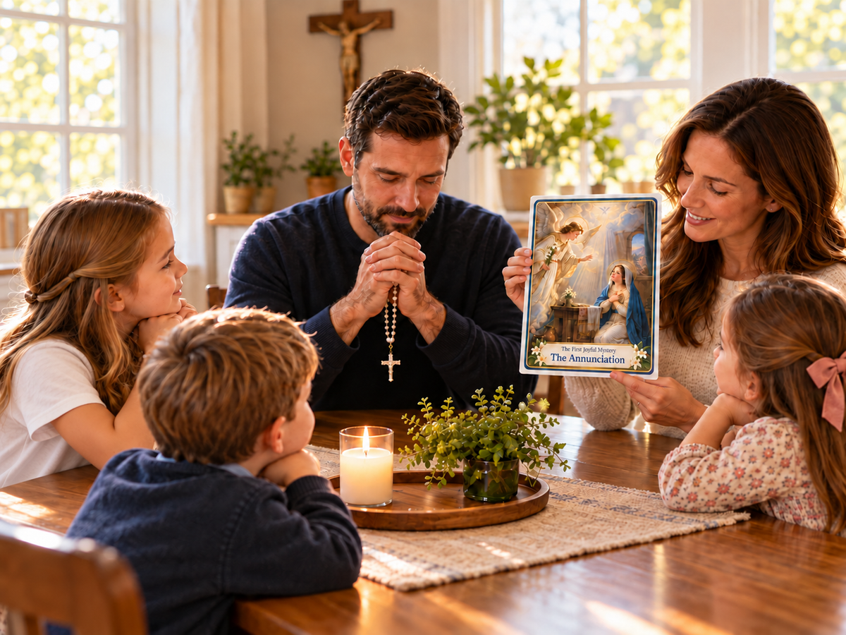 Rosary Cards - Glorious Mysterious