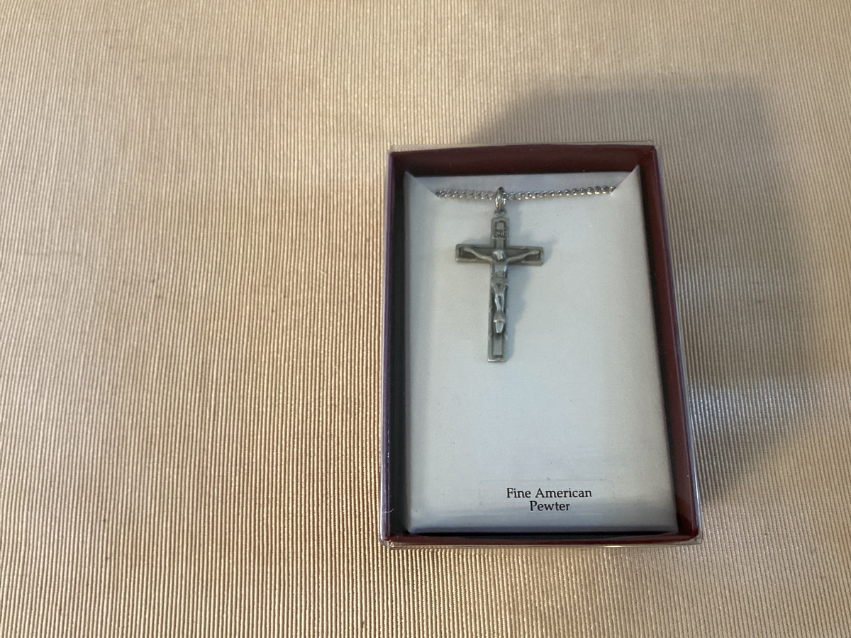 Medium Crucifix - Pewter