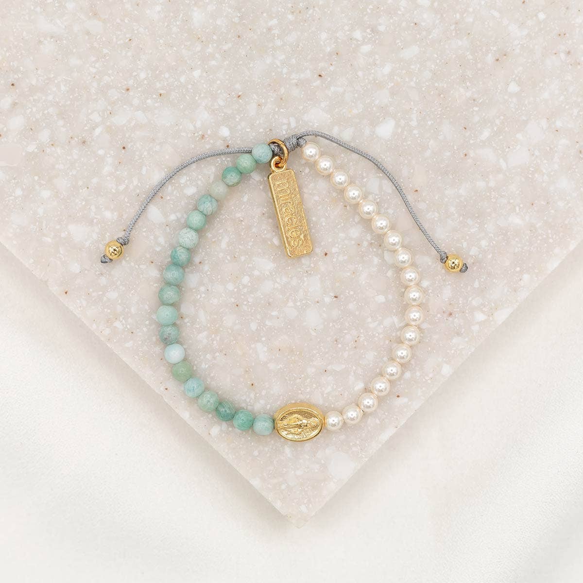 My Saint My Hero - Mother Mary, Mother Me Blessing Bracelet - Gold