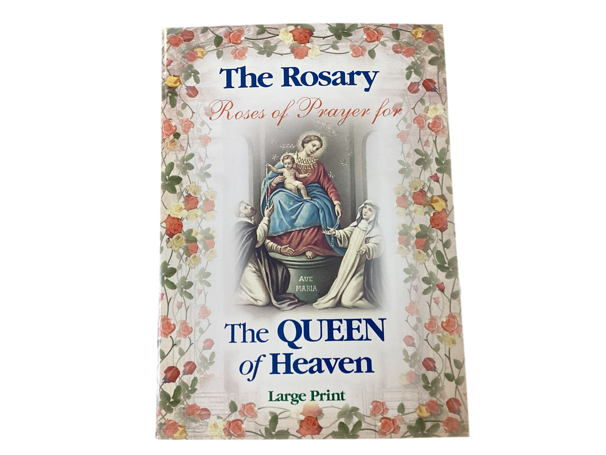 The Rosary Book, Roses of Prayer for the Queen of Heaven -Large Print