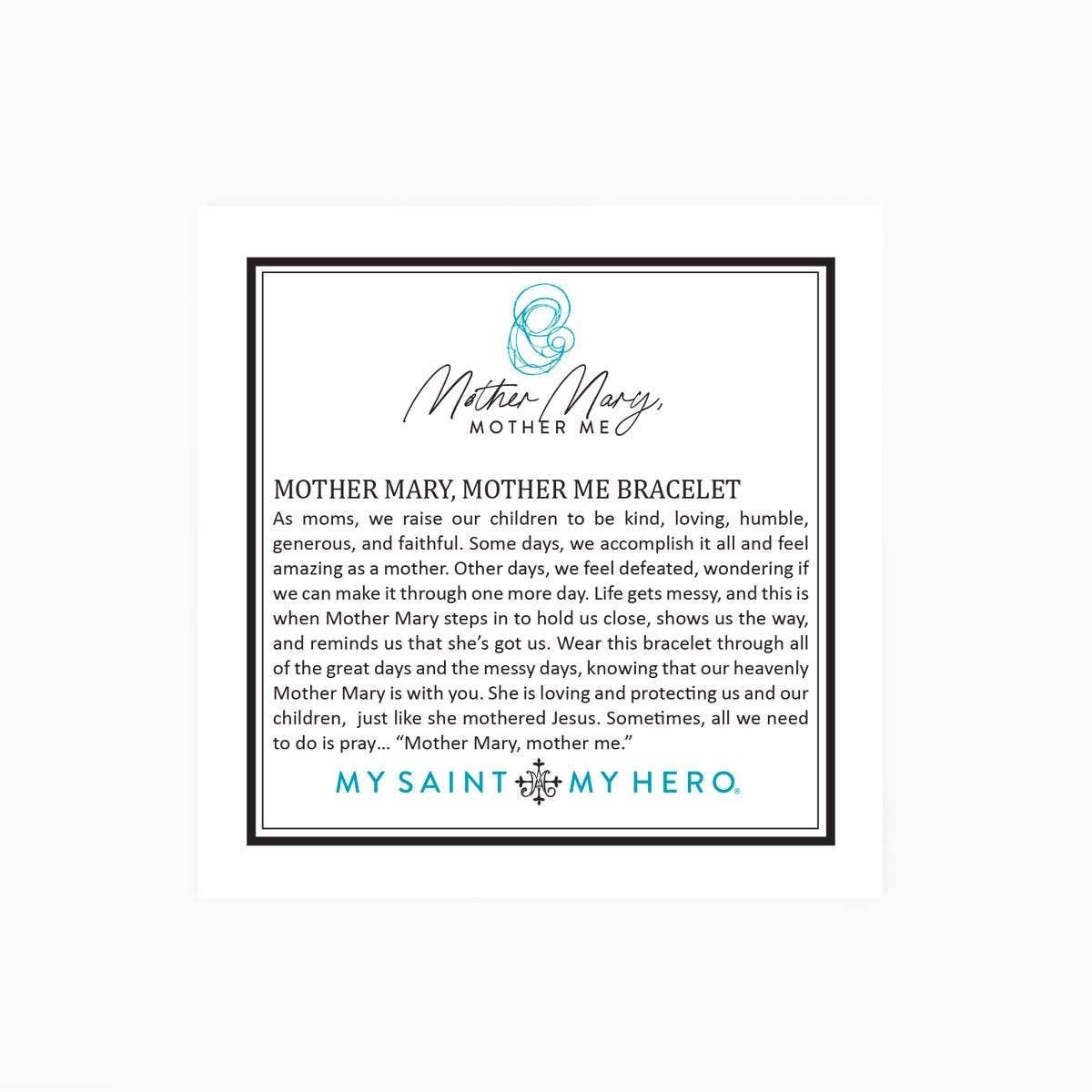 My Saint My Hero - Mother Mary, Mother Me Blessing Bracelet - Gold