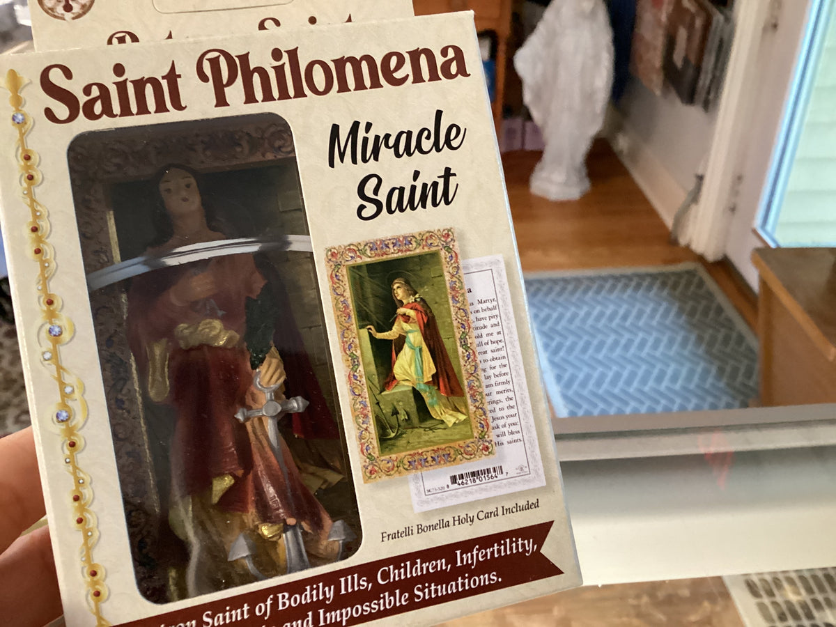 4” Hand Painted Patron Saint Statues