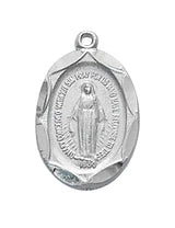 Small Miraculous Medal-Pewter