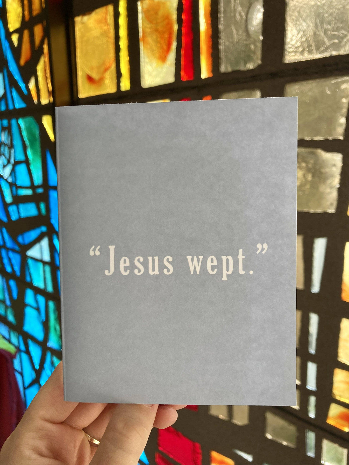 Catholic Card Co. - Death of Lazarus | Catholic Grief Card | Sympathy Card