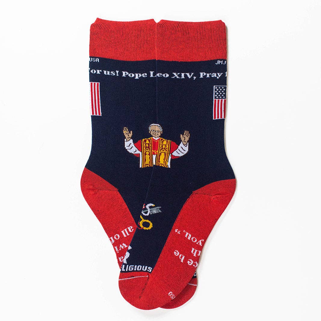 Sock Religious - Pope Leo XIV Adult Socks
