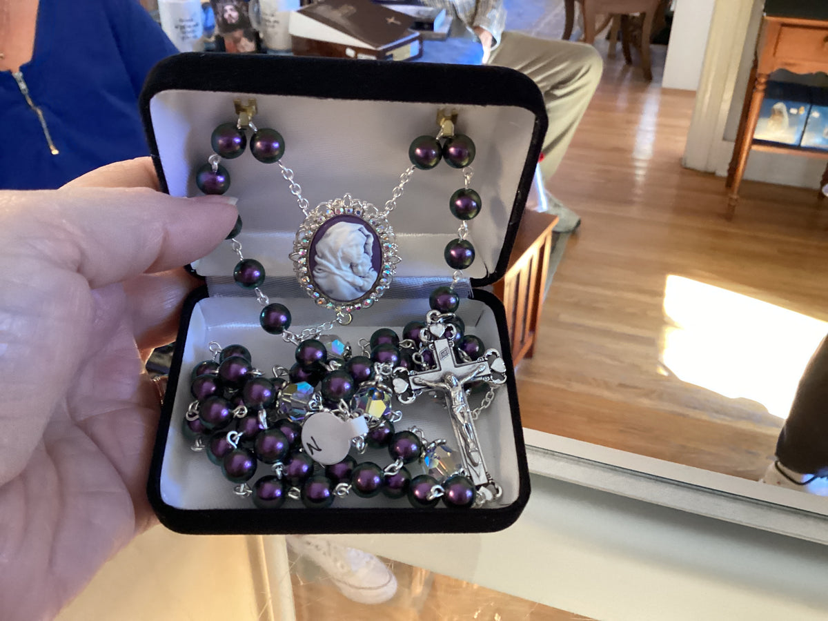 Cameo Rosary -