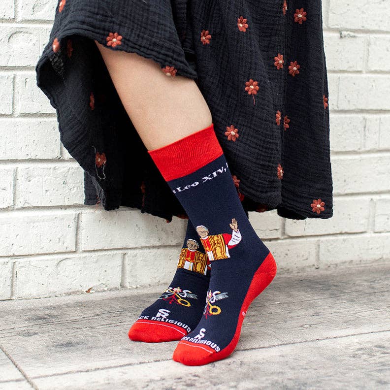 Sock Religious - Pope Leo XIV Adult Socks