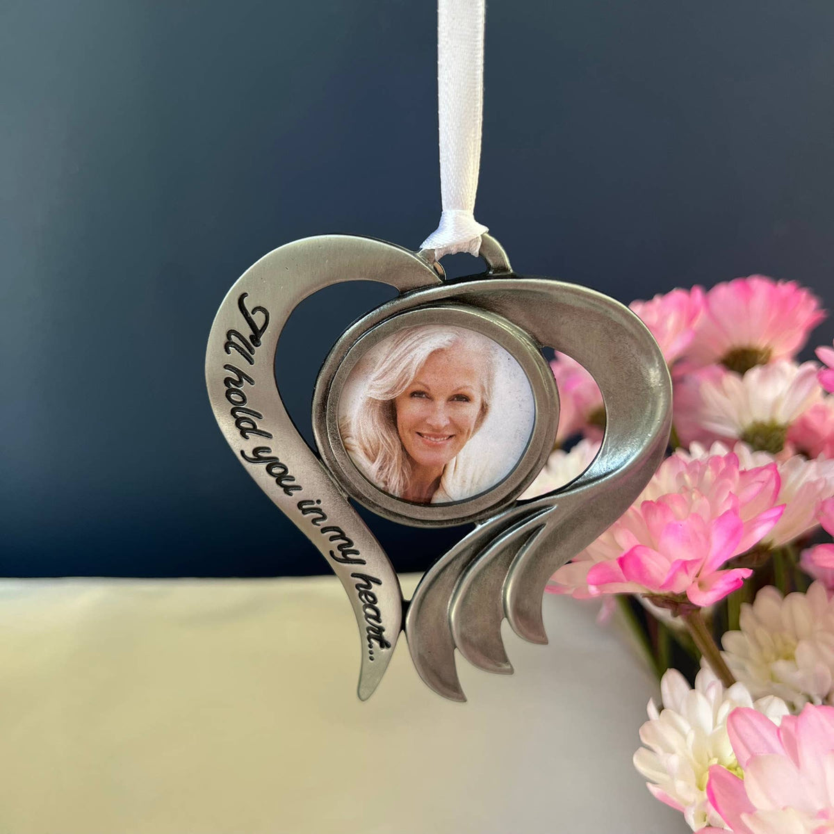 Hold You in My Heart Photo Memorial Ornament