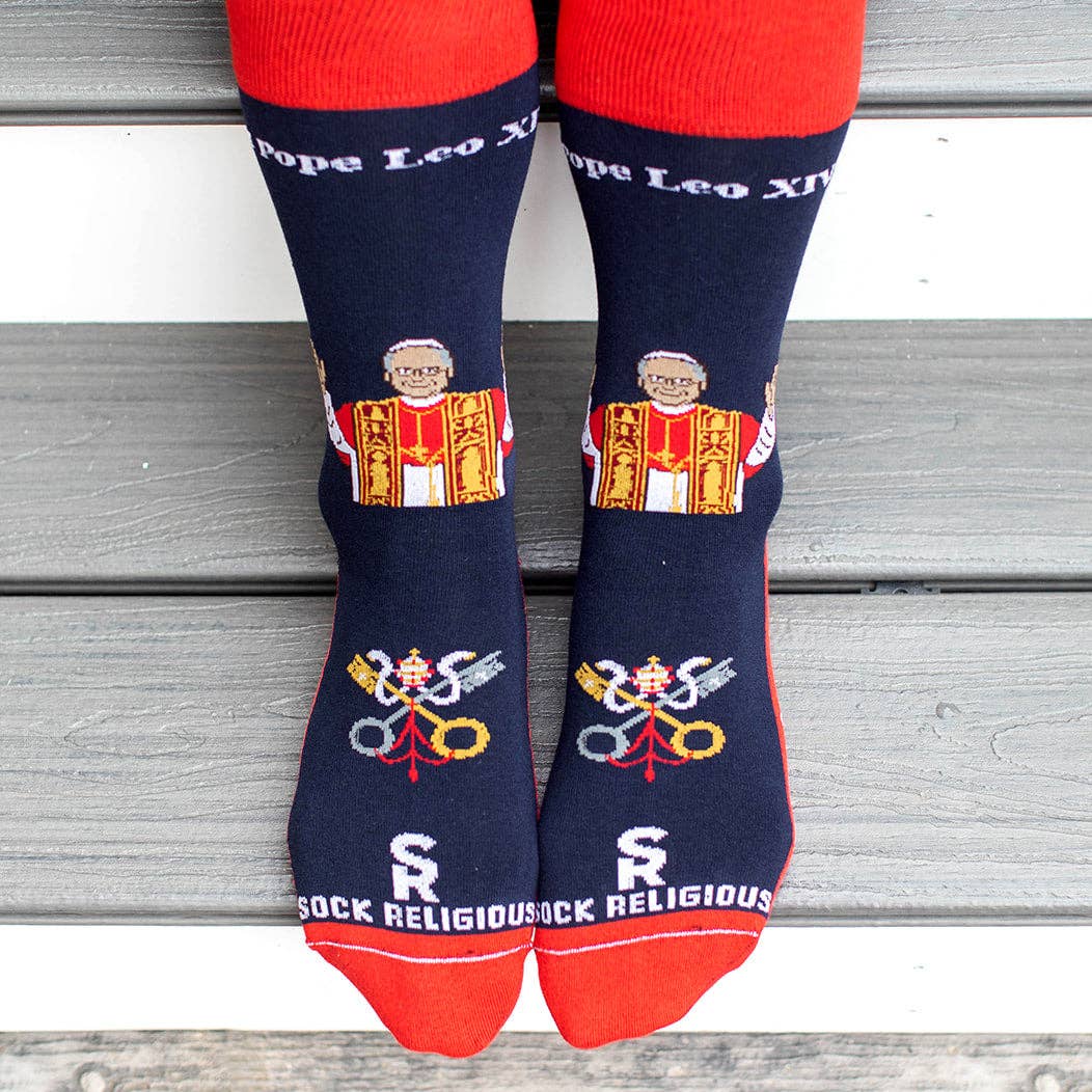 Sock Religious - Pope Leo XIV Adult Socks