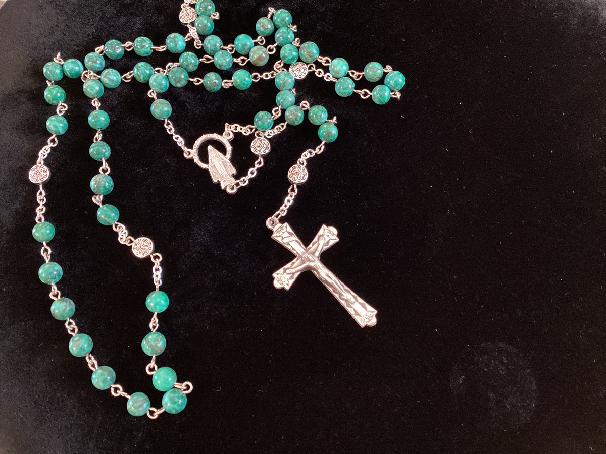 African Turquoise Rosary