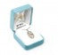 Sterling Silver St Rita Oval on 18” chain