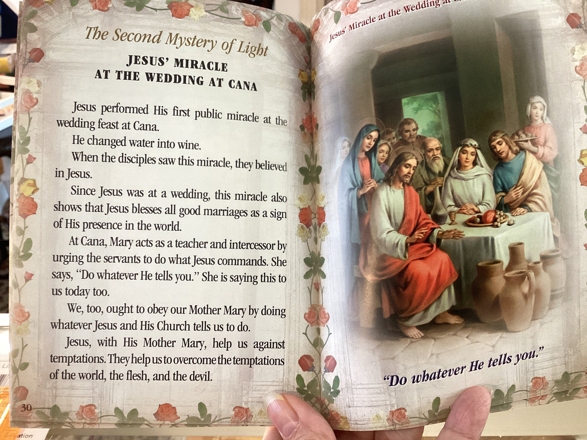 The Rosary Book, Roses of Prayer for the Queen of Heaven -Large Print