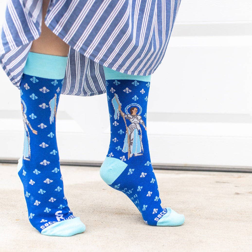Sock Religious - St. Joan of Arc Adult Socks