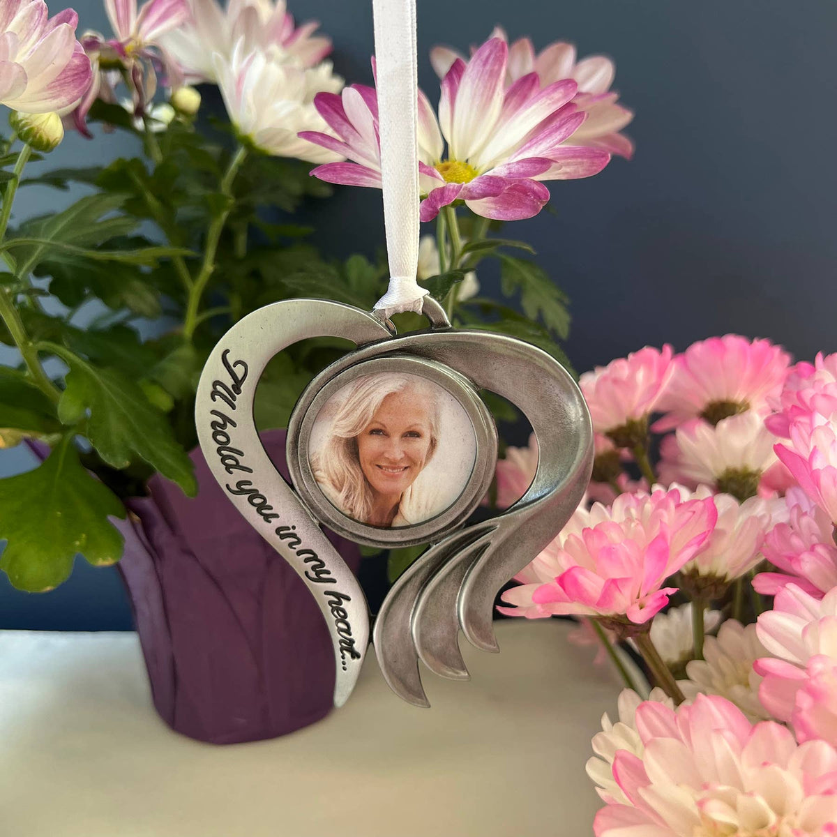 Hold You in My Heart Photo Memorial Ornament