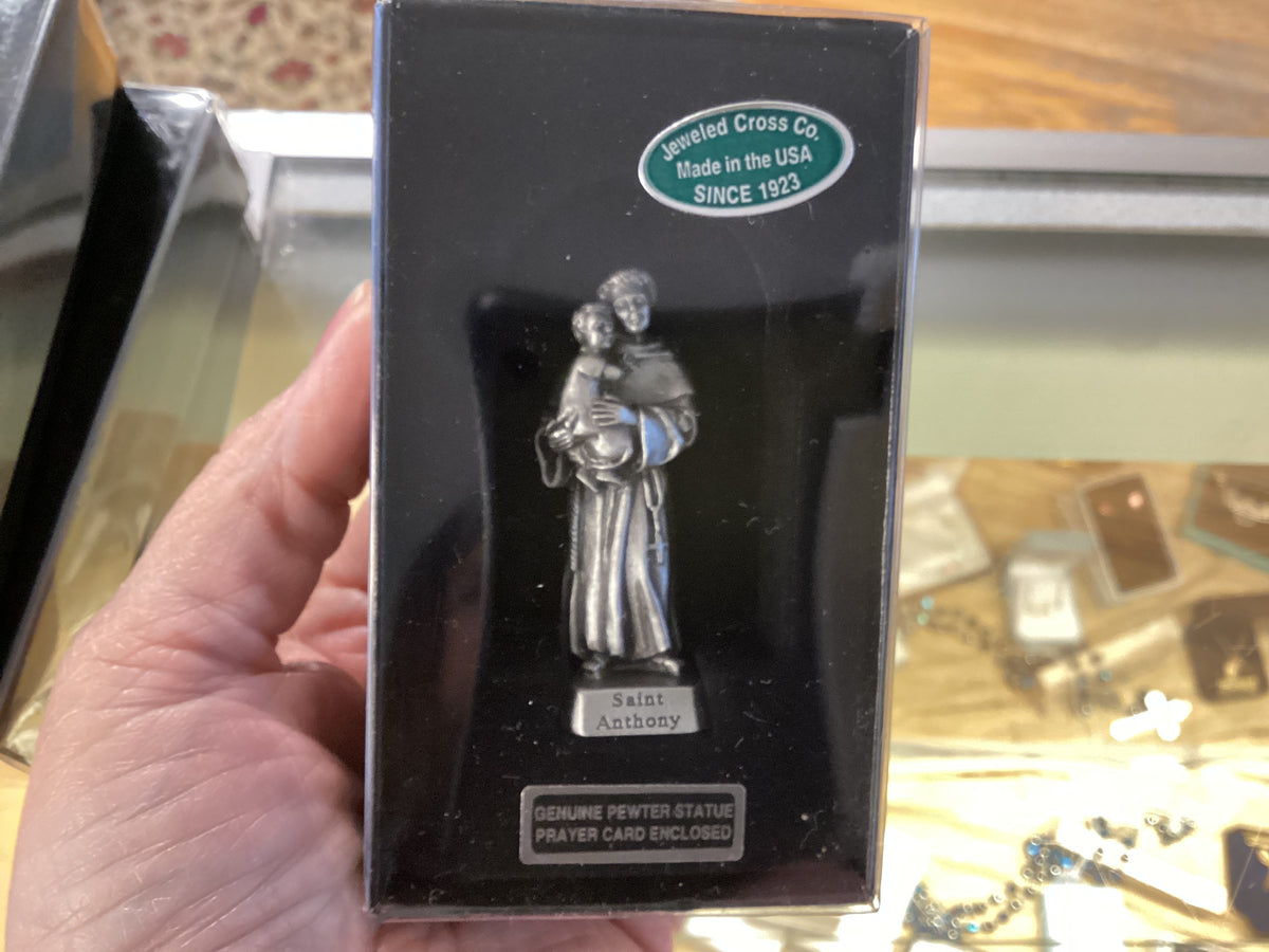 Small Pewter Statues