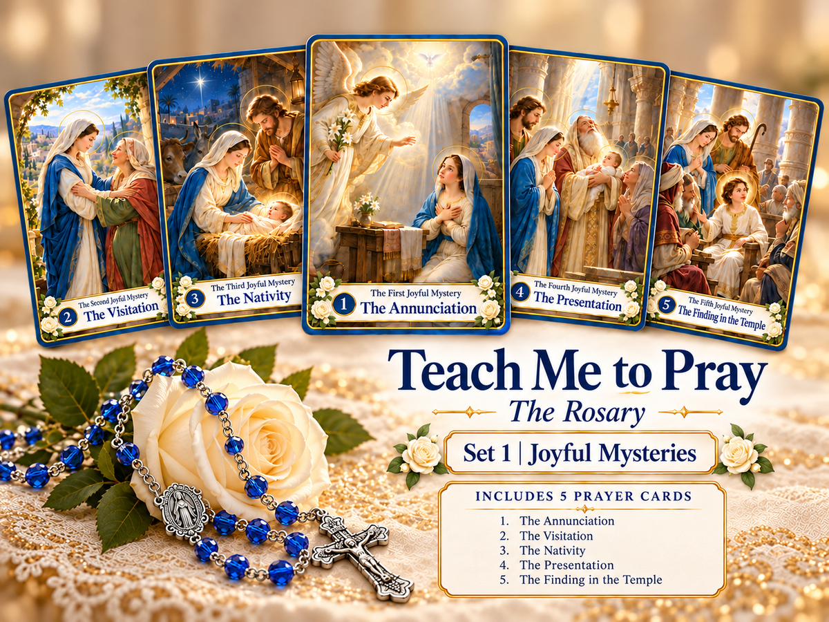 Rosary Prayer Cards - Joyful Mysteries