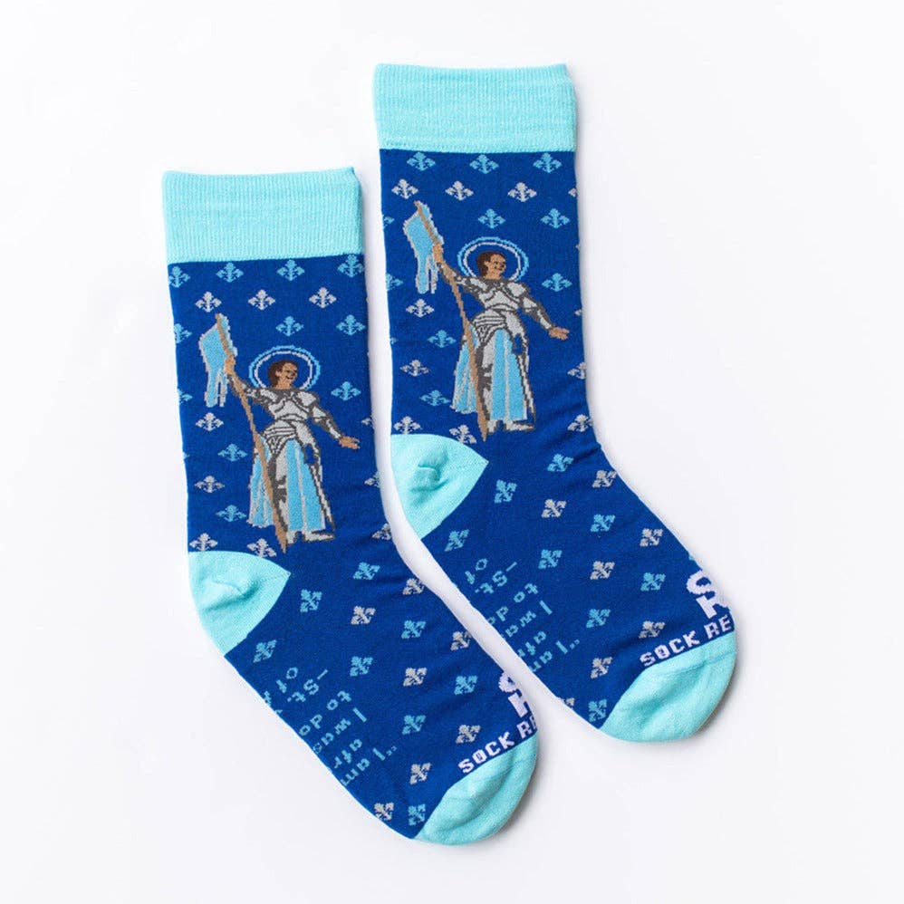 Sock Religious - St. Joan of Arc Adult Socks