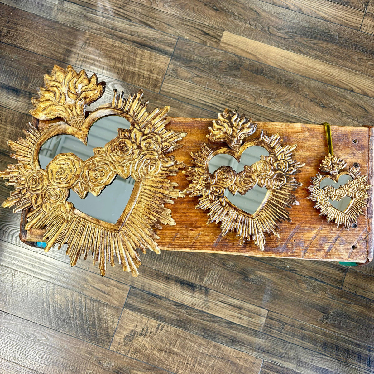 Love and Honor Jesus LLC - Tin Immaculate Heart of Mary Mirror