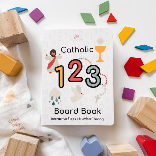 The Little Rose Shop - Catholic 123 Board Book