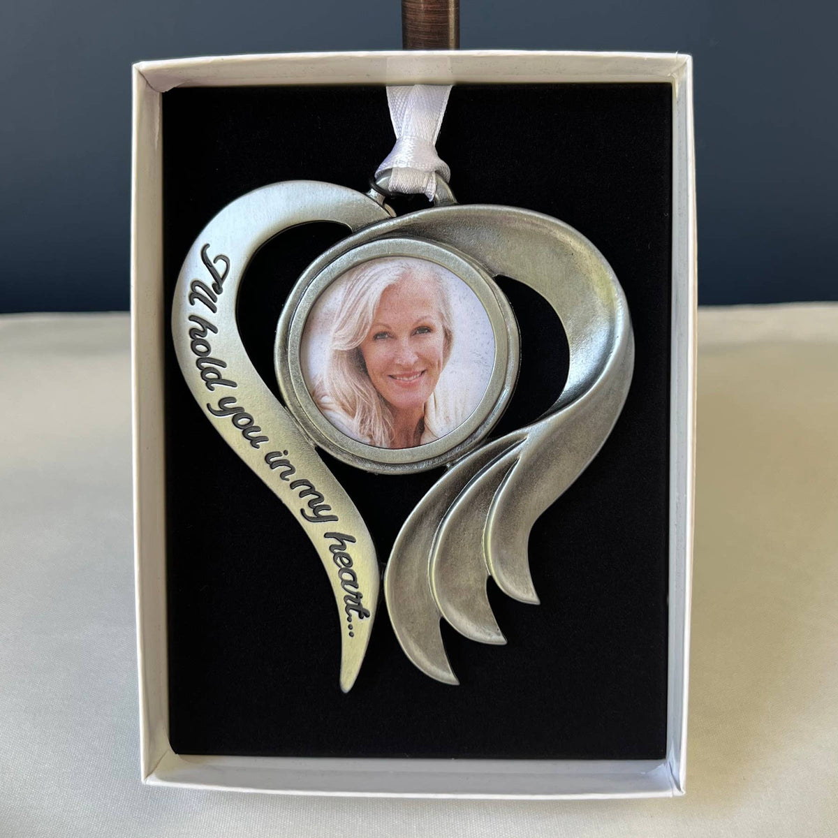 Hold You in My Heart Photo Memorial Ornament