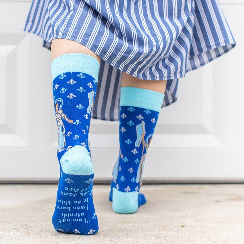 Sock Religious - St. Joan of Arc Adult Socks