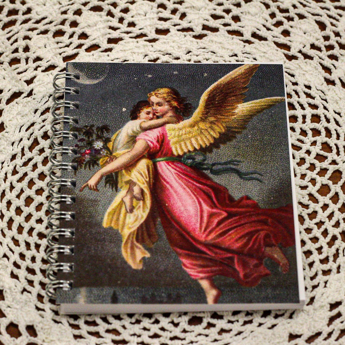 The Retro - a Full of Grace USA Company - Flying Angel Mini-Notebook