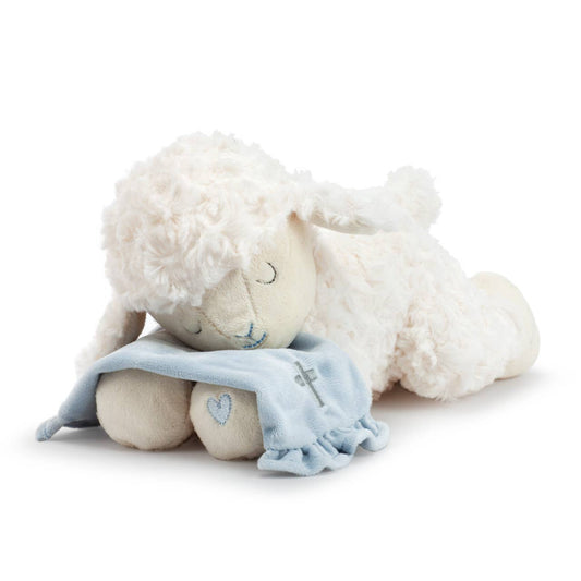 DEMDACO - Blue Goodnight Prayer Mechanical Lamb