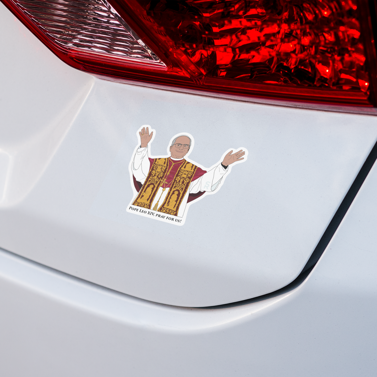 Sock Religious - Pope Leo XIV Sticker