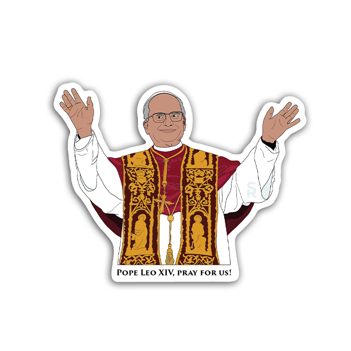 Sock Religious - Pope Leo XIV Sticker