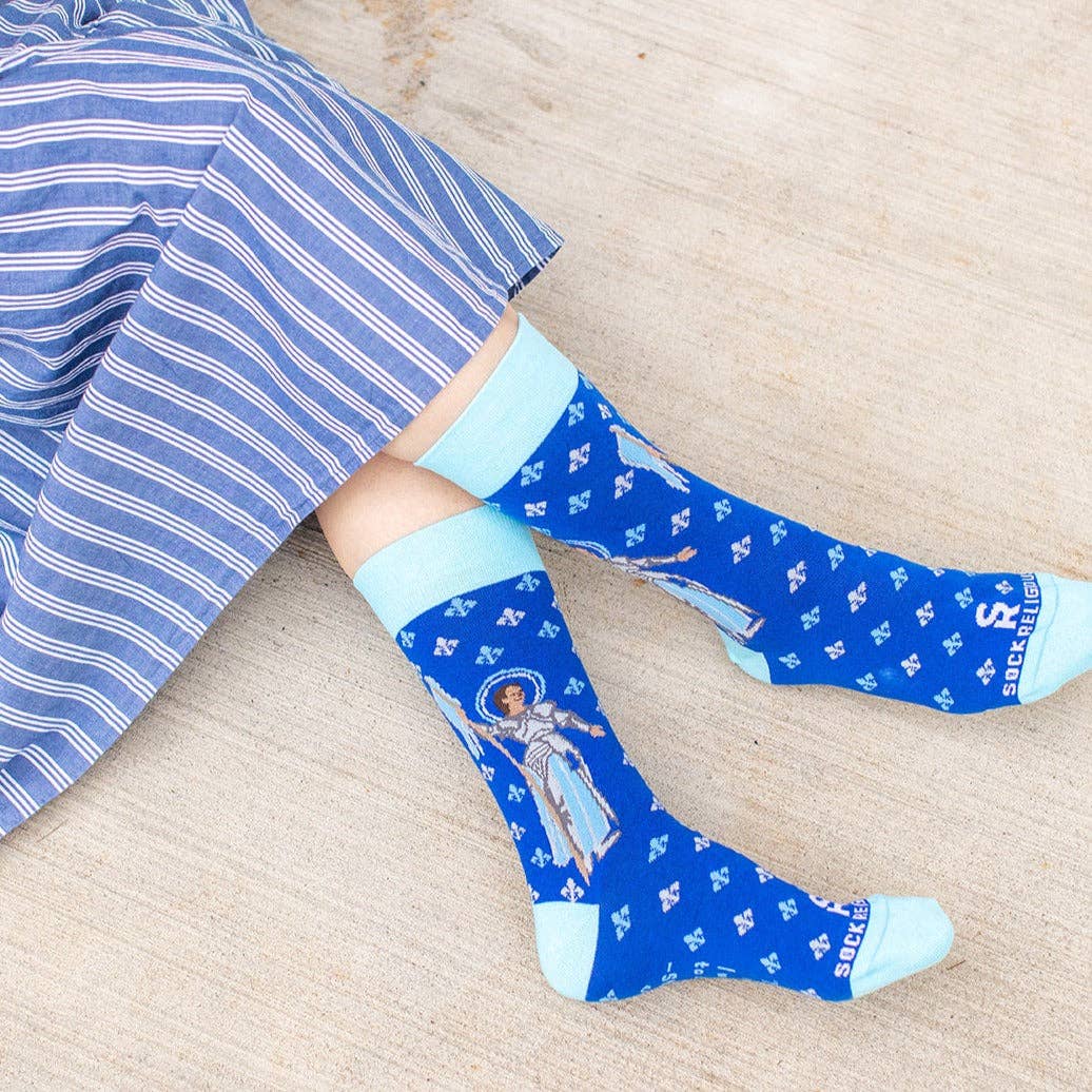 Sock Religious - St. Joan of Arc Adult Socks