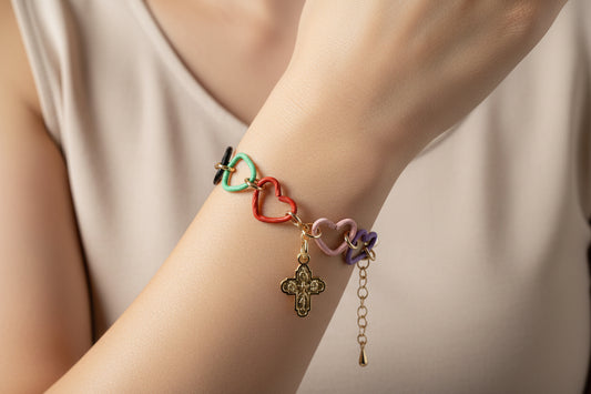 Heart to Heart Charm Bracelet