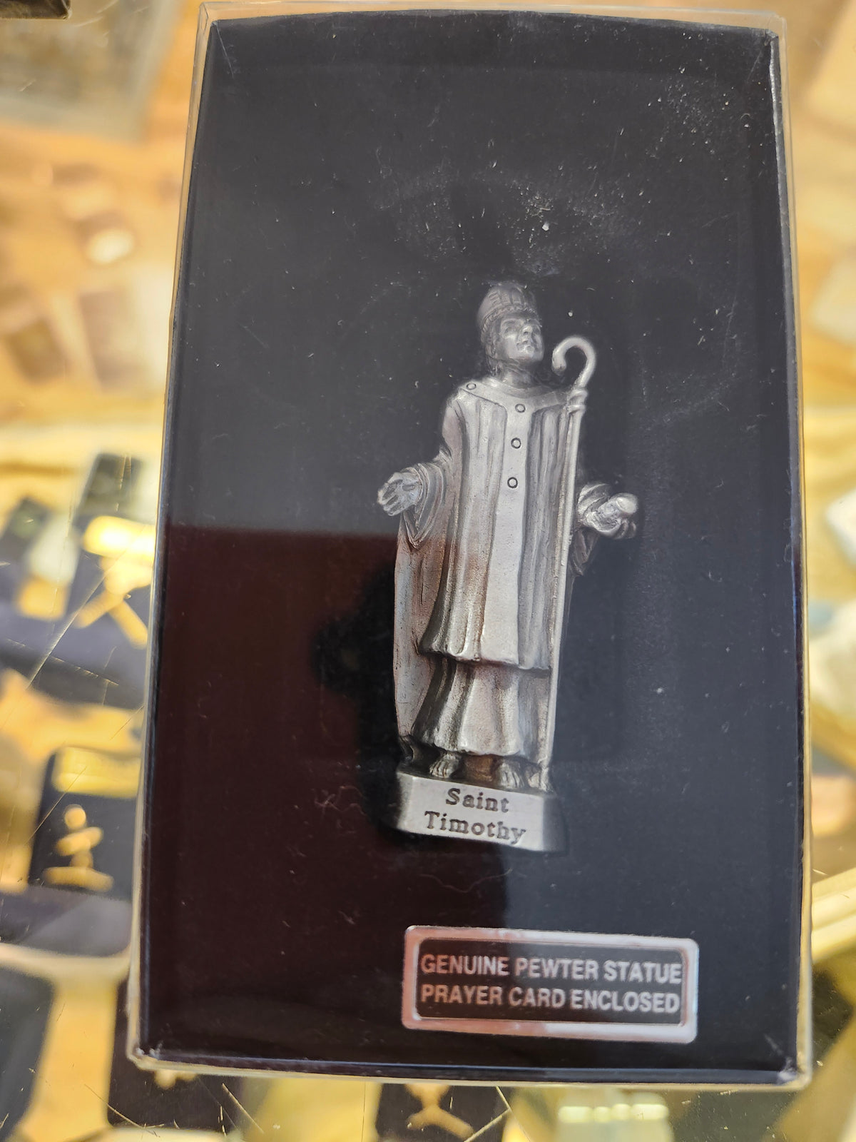 Small Pewter Statues