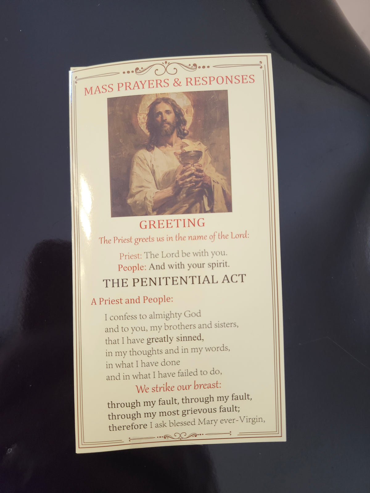 Mass Response Card