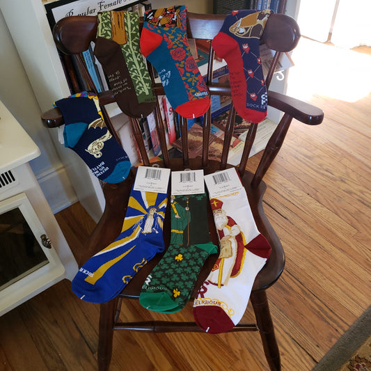 Socks Religious - Adult Size Male Saints & Archangels