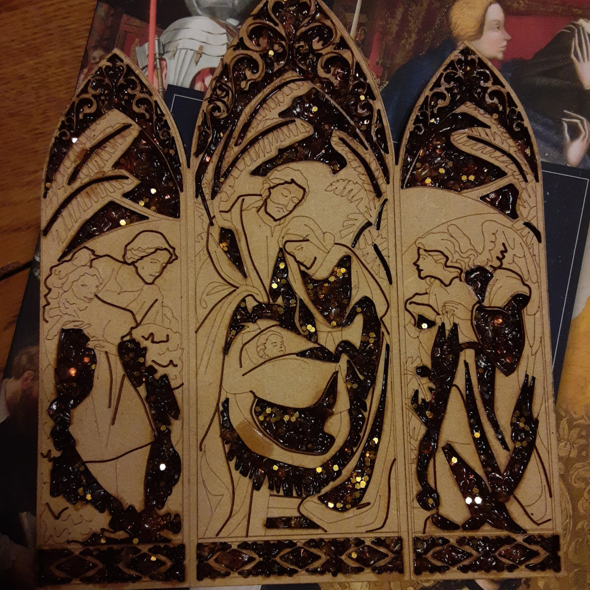 Nativity Mosaic Ornament