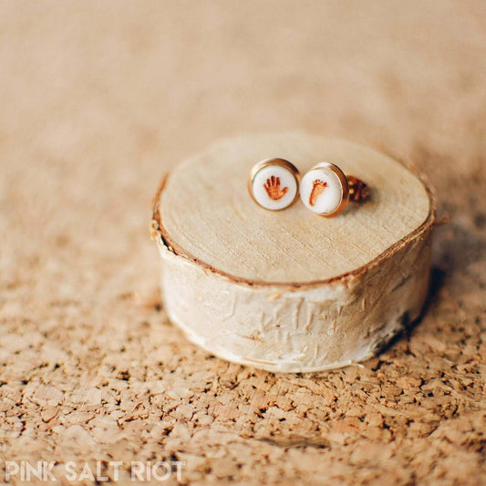 Christ’s Hands and Feet Stud Earrings